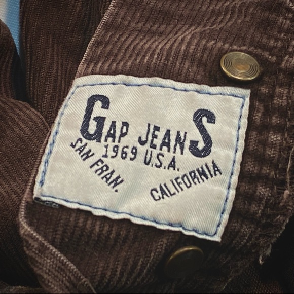 GAP Corduroy Straight Fit 1969 Pants 38x30 Brown - Picture 5 of 6